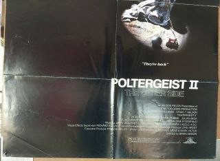 Poltergeist II - The Other Side - 1986 Vintage Movie Poster - They ' re Back 3
