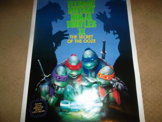 Teenage Mutant Ninja Turtles 2 - Ed Poster - Secret Of The Ooze -