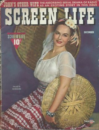 Paulette Goddard - Screen Life - December 1941