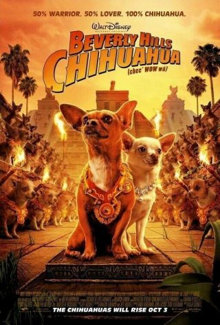 Beverly Hills Chihuahua 2 Double Sided One Sheet - 27x40 Rolled -