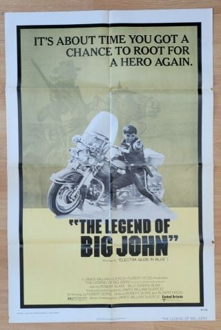 The Legend Of Big John - 1974 Robert Blake One Sheet Movie Poster