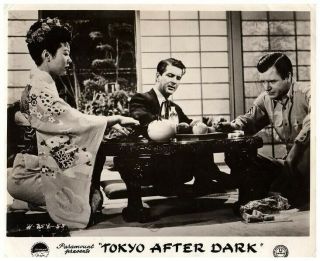 Tokyo After Dark Lobby Card Michi Kobi Richard Long Lawrence Dobkin