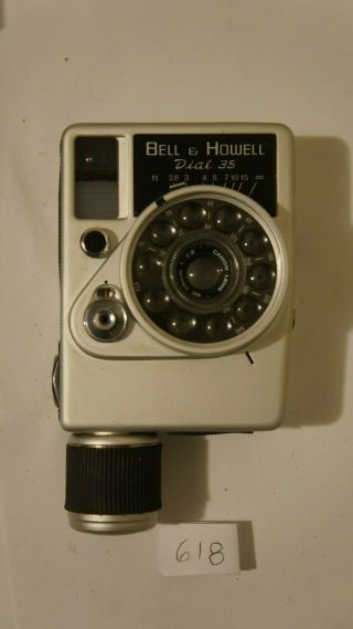 Vintage Bell & Howell Dial 35 Camera With Canon Lens Se 28mm 1:2:8 & Case