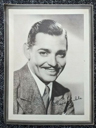 Clark Gable Vintage Portrait 1934 Lux Toilet Soap Studio Portrait Golden Era