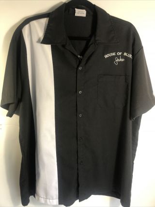 The Blues Brothers Button Up Shirt - On A Mission From God - Mens Size Medium 2