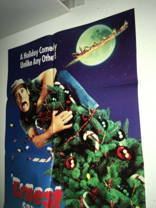 ERNEST SAVES CHRISTMAS Movie Poster 1988 Jim Varney Comedy P Worrell 2