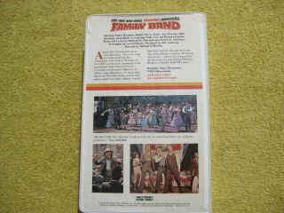 FAMILY BAND VINTAGE VHS Movie 1981 Walt Disney Home Video Rare Clamshell 2