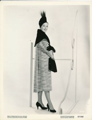 Taina Elg Starlet Vintage 1957 Mgm Studio Fashion Tie - In Portrait Photo