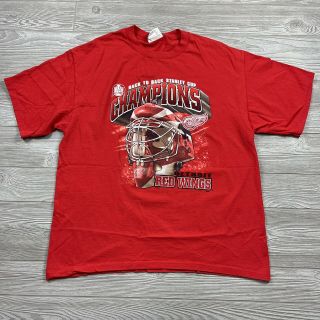 Vintage 90s Detroit Red Wings 1997 - 98 Stanley Cup Champions T - Shirt Mens Xl O21