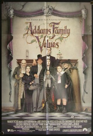 Addams Family Values (1993) Australian One Sheet