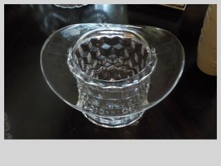 Fostoria American Crystal Very Large Hat (topper)