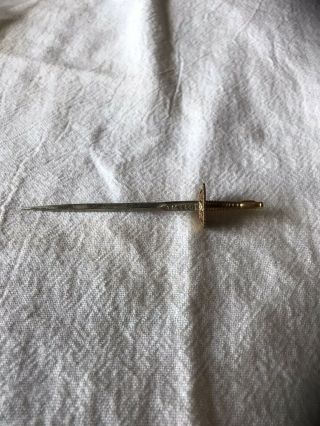 Vintage miniature letter opener sword 3