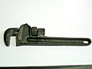 Vintage Ridgid Model 8 Heavy Duty Straight Adjustable Pipe Plumbing Wrench