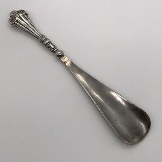 Antique Sterling Silver Shoe Horn - By Lv&s Chester - 1920
