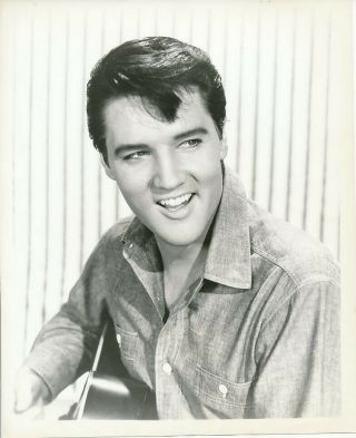 Elvis Presley Vintage 1960s Mgm Studio Portrait Photo