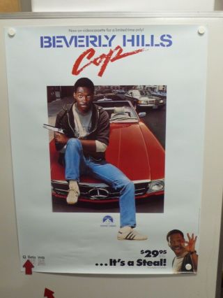 Beverly Hills Cop Judge Reinhold Eddie Murphy John Ashton Home Video Poster 1984