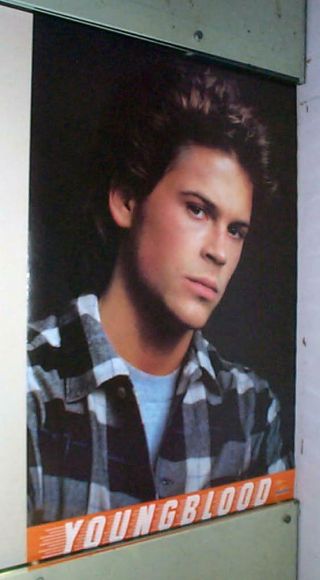 Rob Lowe Youngblood 1986 Vintage Poster In