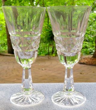Set Of Two Waterford Crystal Kylemore Sherry Goblets
