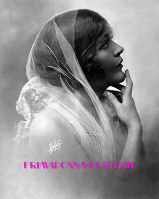 Mae Murray 8x10 Lab Photo 1920 Silent Era " White Ny " Rare Dramatic Beauty Pose