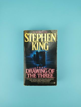 Stephen King The Dark Tower 2 The Drawing Of The Three Vtg 1990 Paperback Book 2