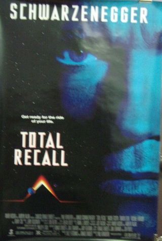 Total Recall 1990 Single Sided 27x40 Movie Poster