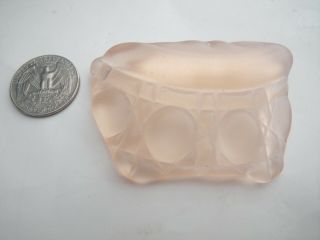Sea Glass,  Very Large Vintage Pink Depression Glass