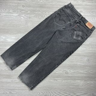 Vintage Levis 550 Jeans Men 34 X 30 Relaxed Fit Black Jeans Dark Wash Denim Ha35