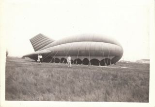 Vintage Photo Barrage Balloon