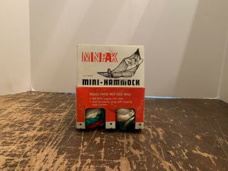 Vintage Mini Nylon Hammock With Box