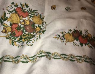 Corning ware Centura Spice Of Life Casserole match Tablecloth approx 52 X 64 2