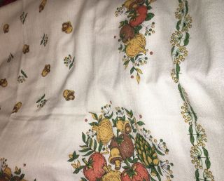 Corning ware Centura Spice Of Life Casserole match Tablecloth approx 52 X 64 3