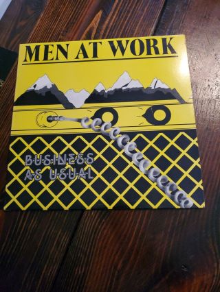 Vintage 1982 Men At Work Business As Usual Album
