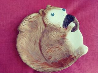Better Homes And Gardens Vintage Squirrel Plate Earthenware