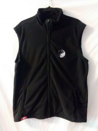 Dreamworks How To Train Your Dragon Black Fleece Vest (l) Night Light Fury