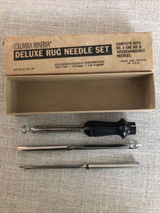 Columbia Minerva No.  90 Rug Needle Vintage