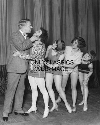 1925 Wc Fields Ziegfeld Follies Sexy Showgirl Flapper Pinup Rehearsal 8x10 Photo