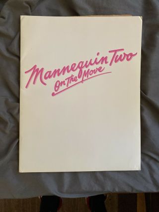1990 Mannequin Two Movie Press Kit Folder With Photos And Production Notes