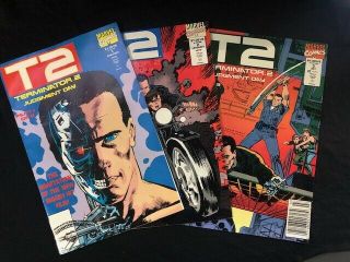 Marvel Comics T2 Terminator 2 Judgement Day 1 - 3 Of 3 Complete Series Unread
