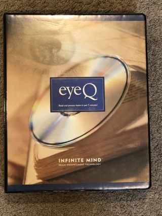 Vintage: Eye Q Infinite Mind Speed Reading Brain Enhancement Vhs Book Cd