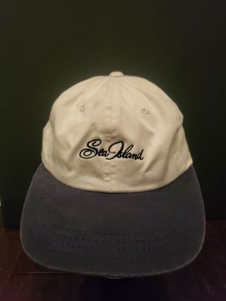 Vintage Sea Island Golf Club Ga Embroidered Hat Baseball Cap Hat Imperial