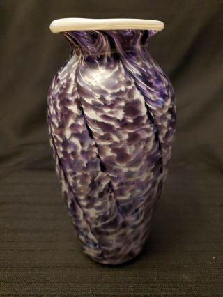 Art Glass Vase - - Abler Glass Studio Vase - Wisconsin