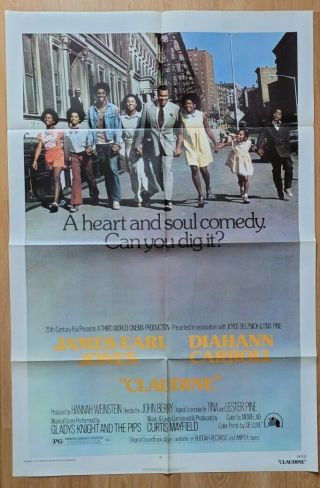 Claudine - 1974 James Earl Jones One Sheet Movie Poster