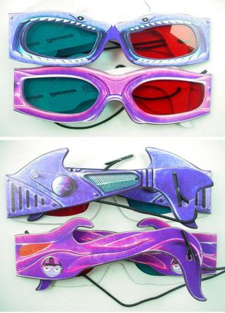 6 PAIR 3D GLASSES THE ADVENTURES OF SHARKBOY & LAVAGIRL 2