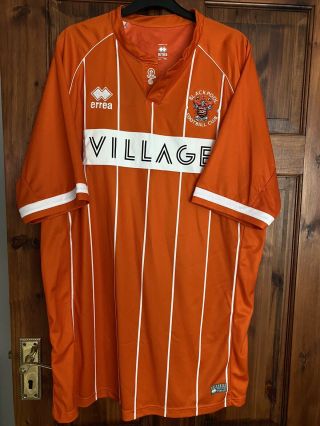 Blackpool Fc 2015/16 Errea Home Football Shirt Size 48” Chest 4xl Bnwt Vintage