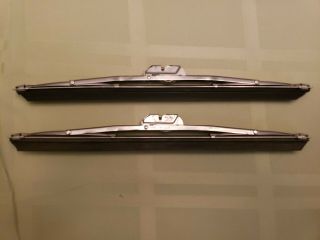 Vintage Anco 9 " Wiper Blades For Curved Or Flat Windshields