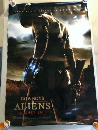 253 Cowboys And Aliens - Movie Poster Ds 27x40 - L@@k