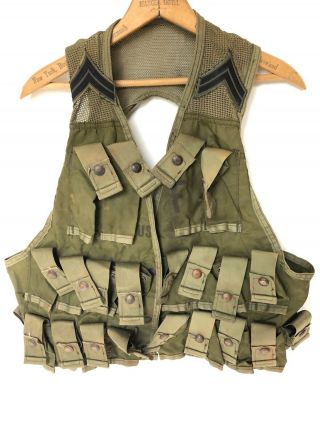 Vintage Military Tactical Vest Load Bearing Vest