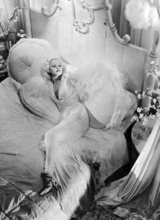 Jean Harlow 8x10 Picture Sexy Dinner At Eight Set Photo