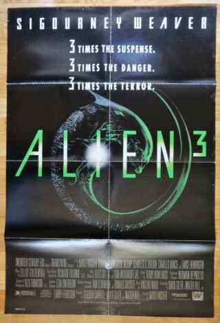 " Alien 3 " Ellen Crash Lands On Florian 161 Max Security Prison - Movie Poster