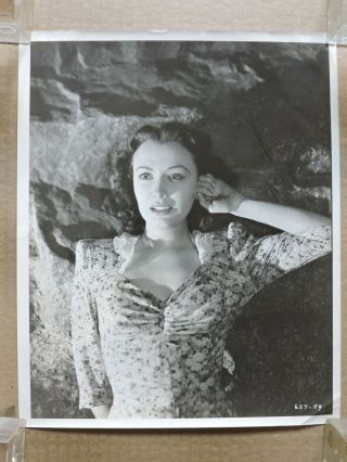Jean Sullivan Busty Crime Portrait Photo 1945 Escape In The Desert